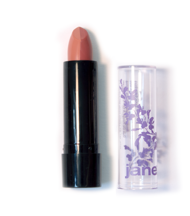 satin split lip in nude